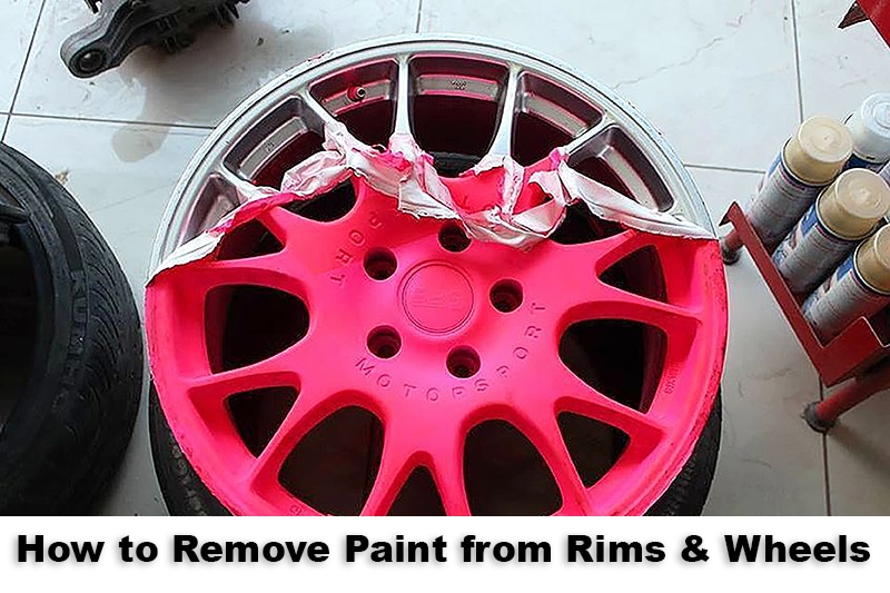 Remove Paint from Rims & Wheels
