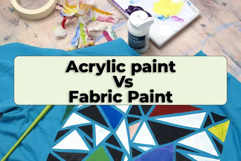 Acrylic paint Vs Fabric Paint